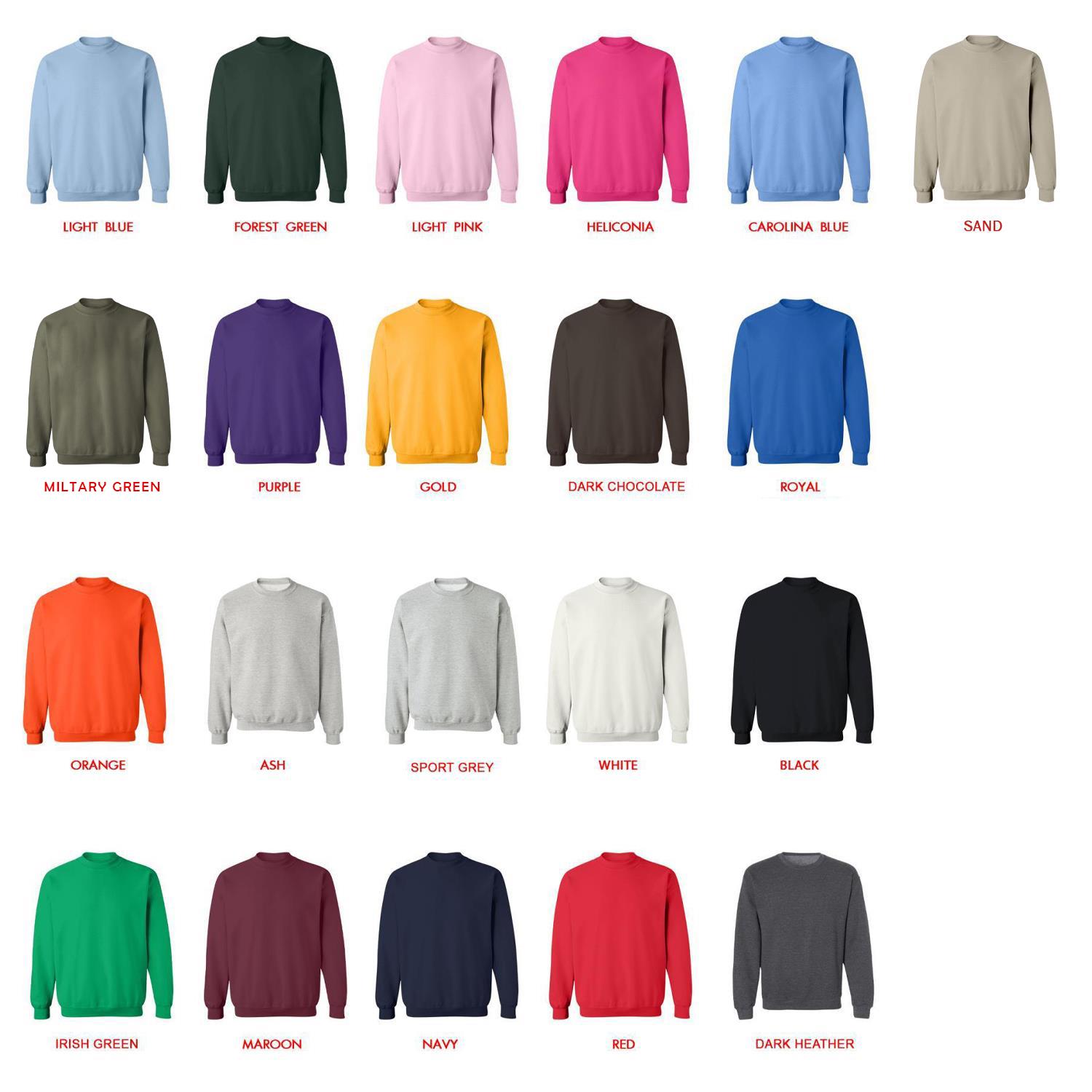 sweatshirt color chart - CoryxKenshin Fans